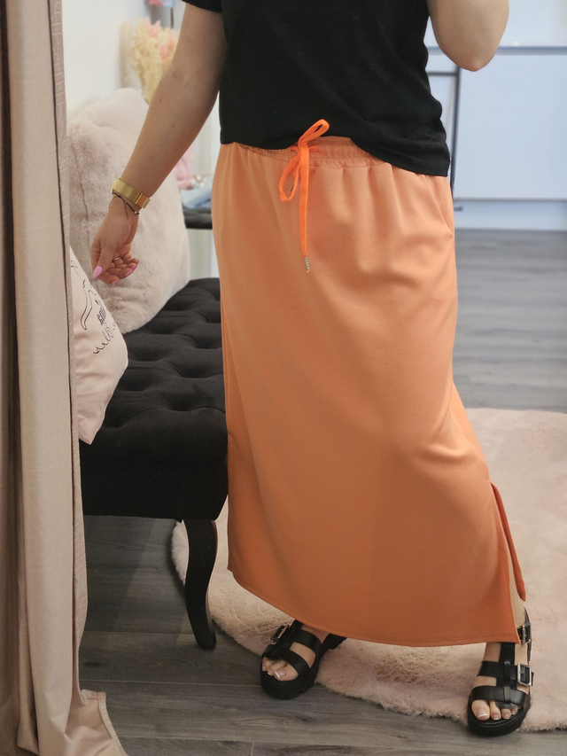 Jupe jogging orange