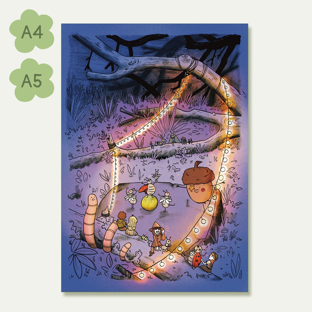 Print - A4 & A5 - La Nuit en Folie