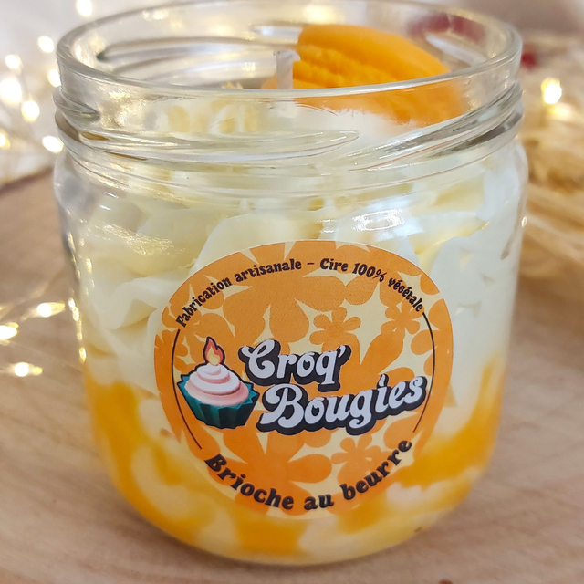 Bougie 220 mL - BRIOCHE AU BEURRE