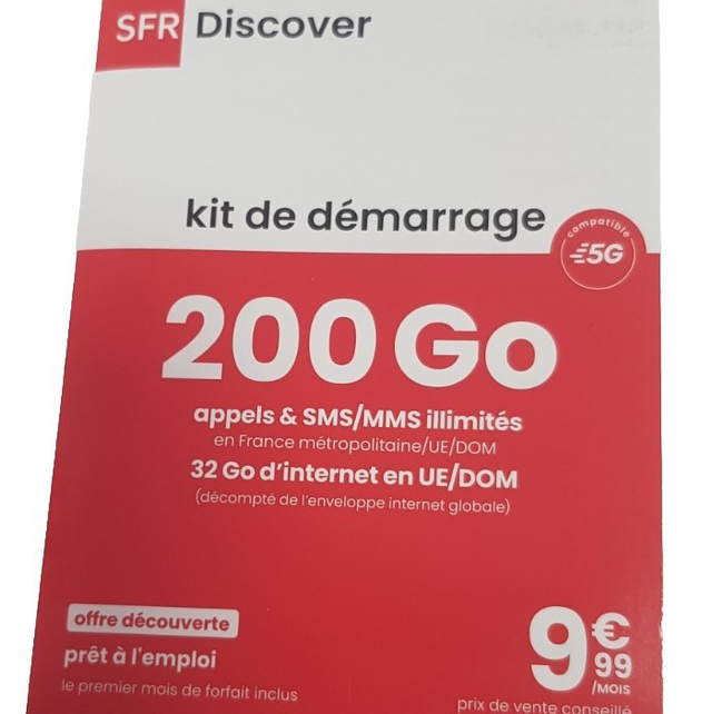 Carte SIM sfr 
