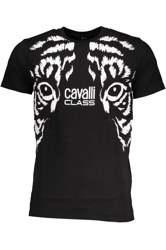 CAVALLI CLASS T-SHIRT MANICHE CORTE UOMO NERO