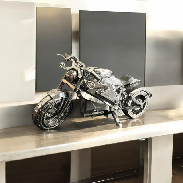 3D METALLMODELL Motorrad