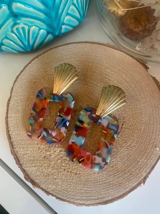 Boucle d'oreille Neptune