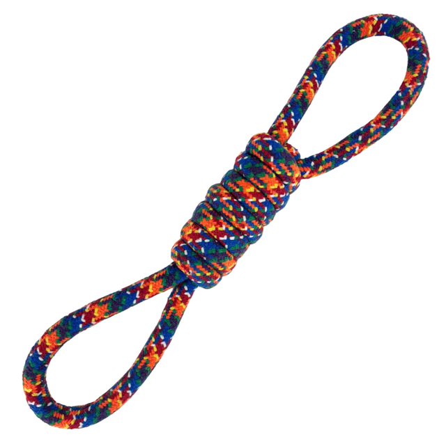 HugglePets Mountain Rope Dumbell Dog Toy