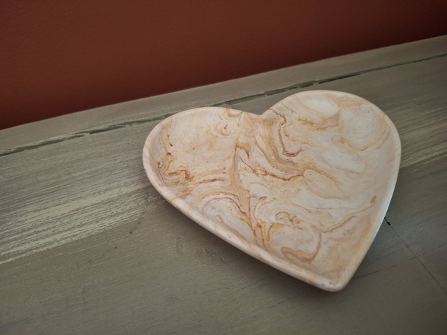 Plat en forme de coeur