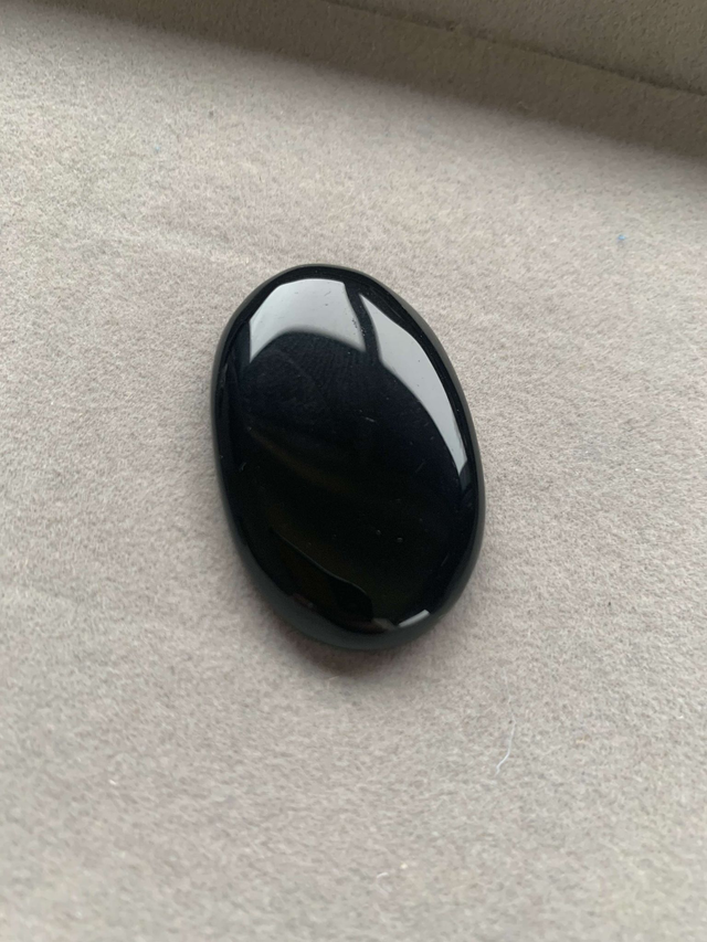 Cabochon Obsidienne Noire