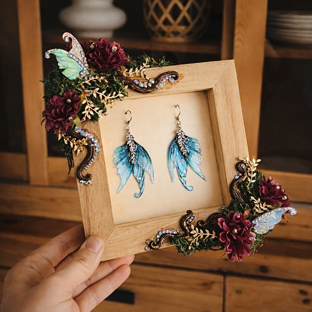 Sirena lagon blue, boucles d’oreilles 