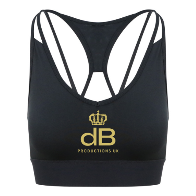 dB Ladies X back crop top