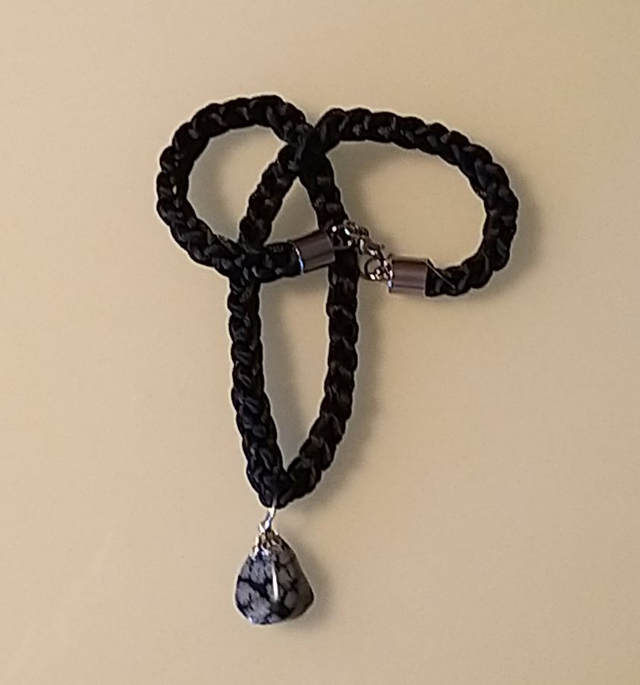 Obszidián köves nyaklánc