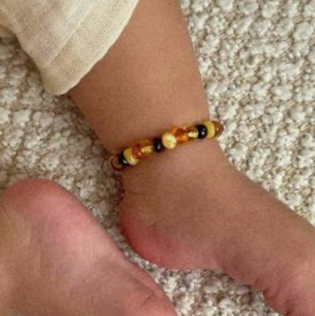 Amber teething bracelets 