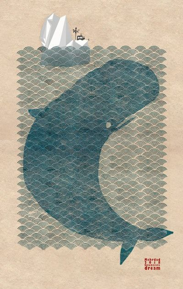 "SCIENTIST'S DREAM"- Mehrdad Zaeri - Print A3