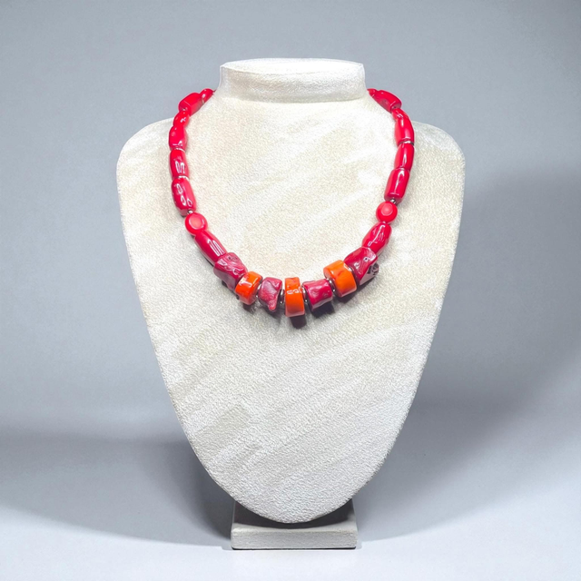 Bamboo coral necklace