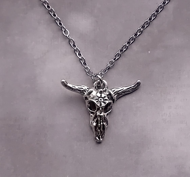Cattle Skull Necklace (Small)