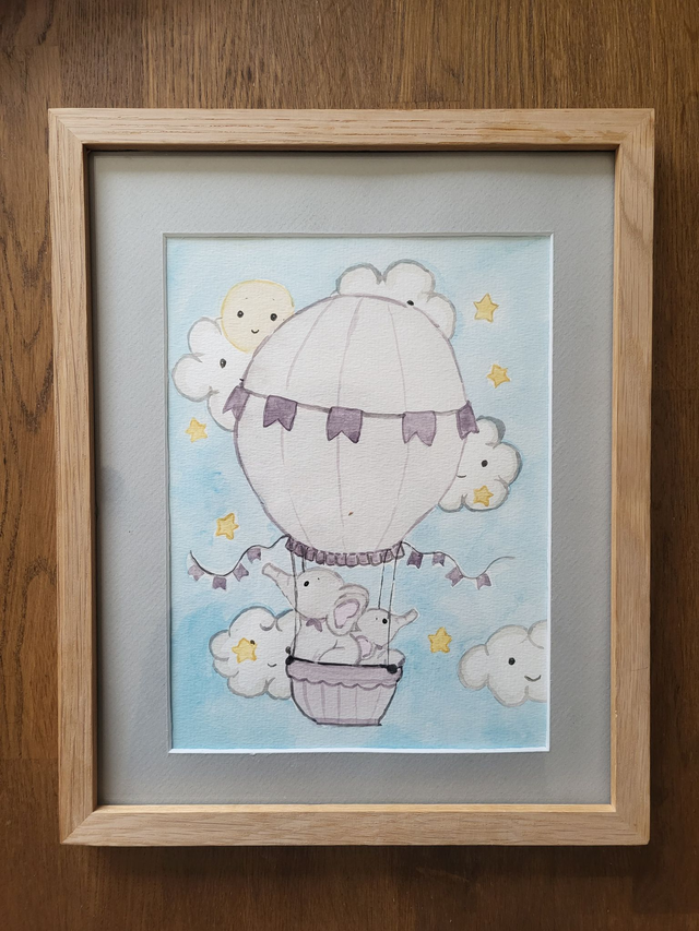 Les éléphants en Montgolfière 