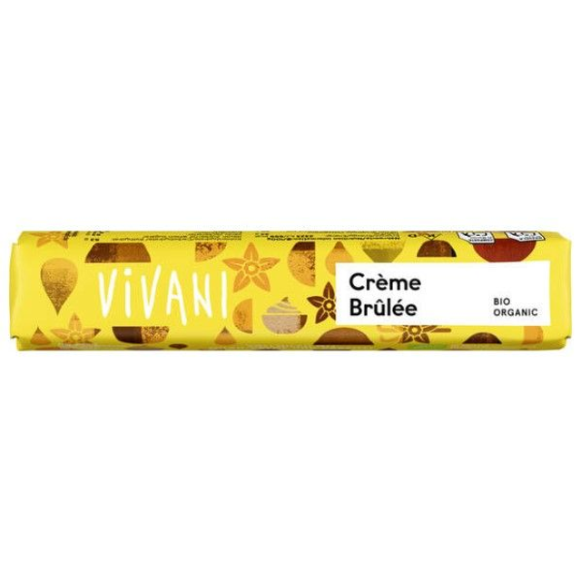 Vivani Schokoriegel Crème Brulée 40g