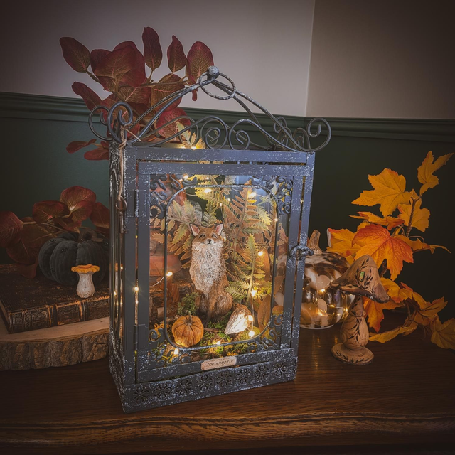 "Le Veilleur des Feuilles d’Automne" - Sculpture Fantastique 
