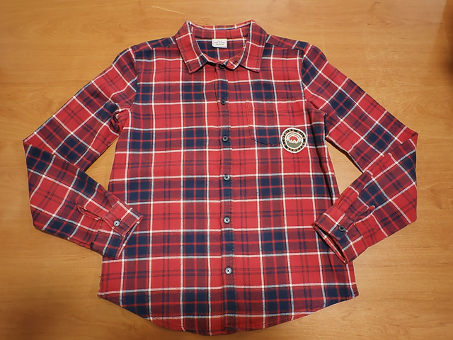 Chemise à carreaux 12 ans