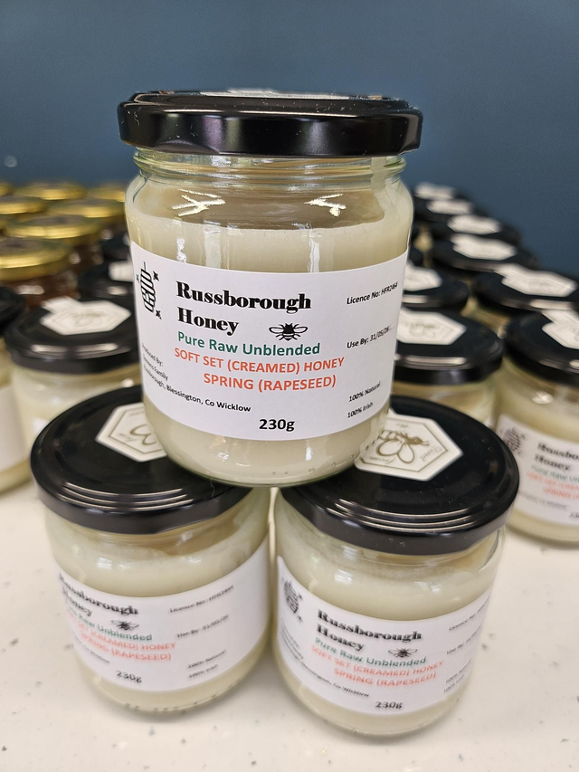 Raw Irish Soft-Set (Creamed) Rapeseed Honey 230g 