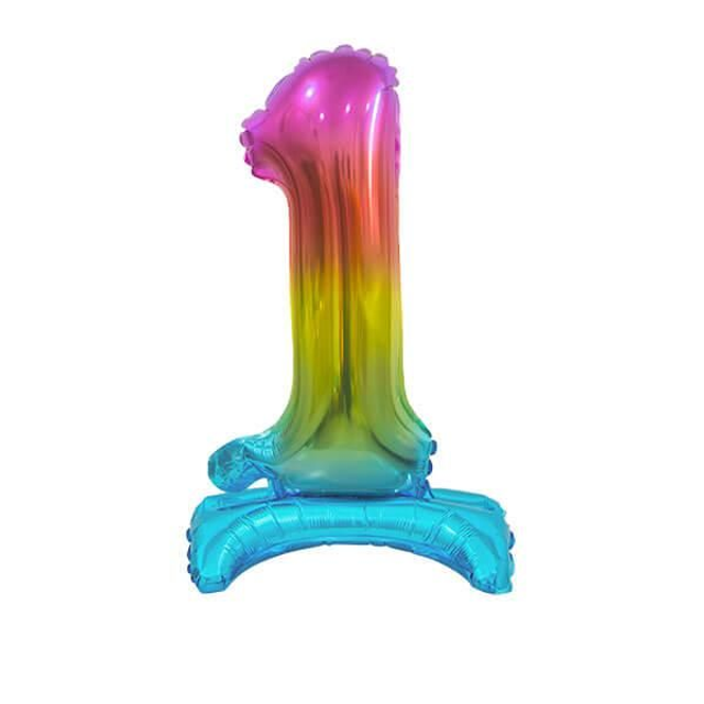 Palloncino numeri da 0 a 9 multicolor