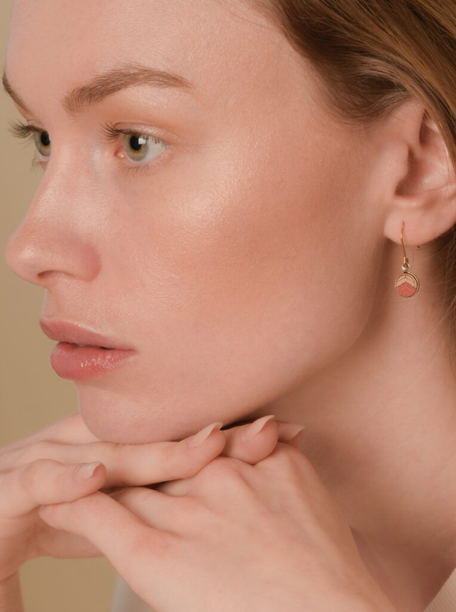 Boucles à 30€ Bois / Plexiglas / Laiton doré or