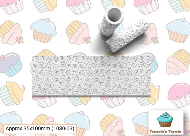 Lucky Charms Debossing Textured roller for fondant/cookies