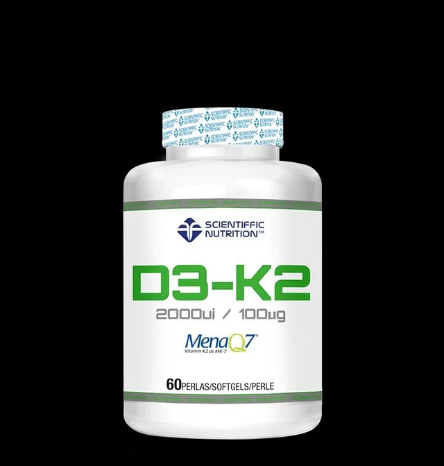 VIT D3-K2  Perlas de Aceite Oliva Virgen Extra  PESO: 60 perlas