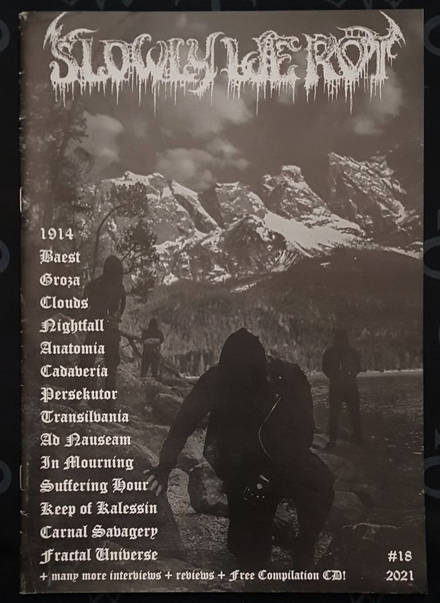 SLOWLY WE ROT Magazine #18 / 2021 + FREE compilation CD