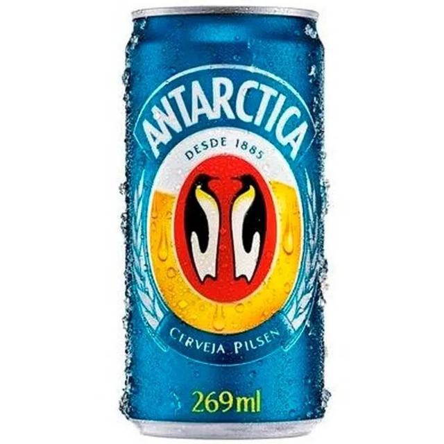  Cerveja Antarctica Pilsen Lata 269ml 01 Unidade
