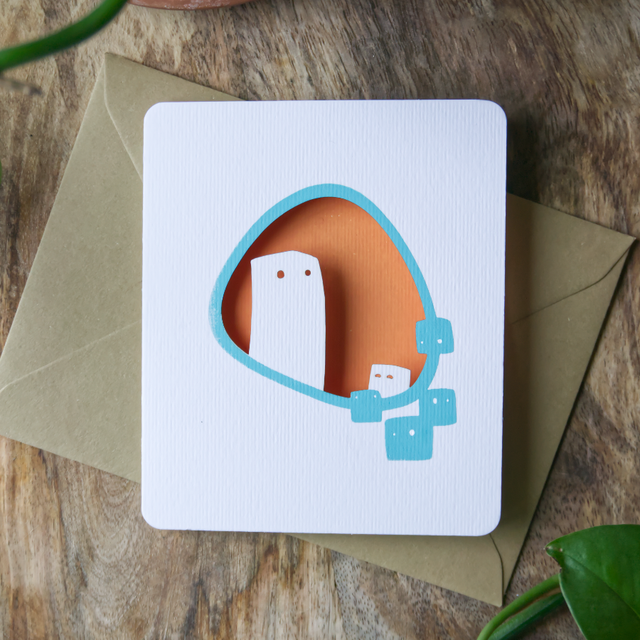 Carte ajourée A6 (sérigraphie 2 couleurs) #1