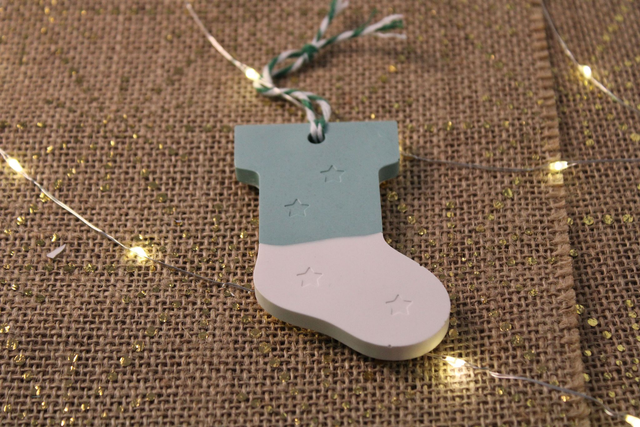 Les suspensions chaussette de Noël