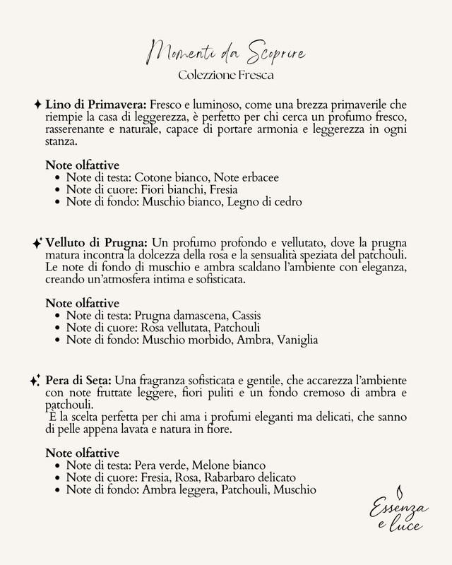 Set Classico Essenza e Luce – Crea la tua atmosfera