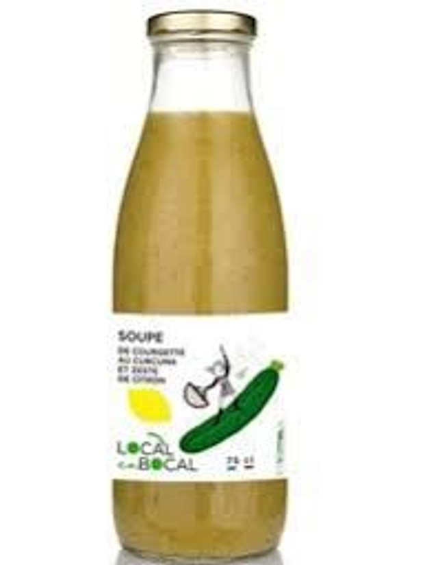 Soupe de courgette au citron- 75cl Local en bocal x1