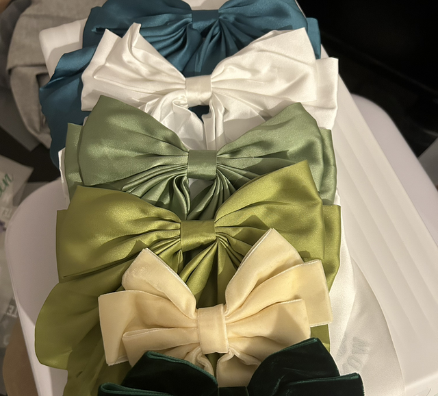 CWFC Hair bows - Satin or Velvet