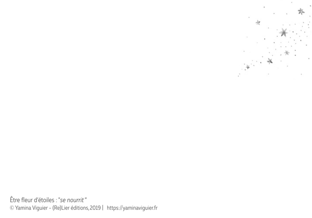 PAPETERIE - cartes "être fleur d'étoiles"