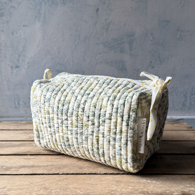 Paper Mirchi Toiletry bag