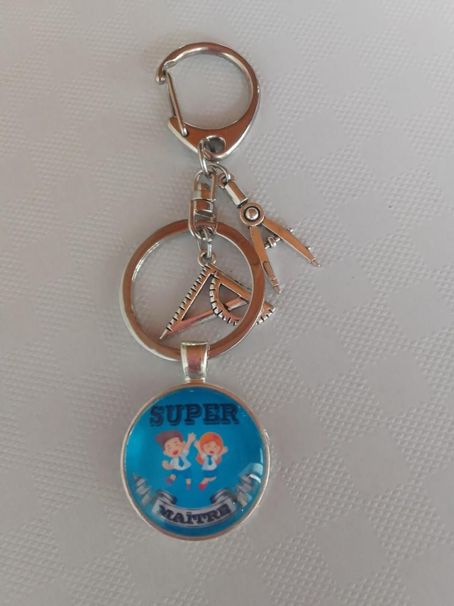 Porte-clés ✏️📐 Super MAÎTRE 