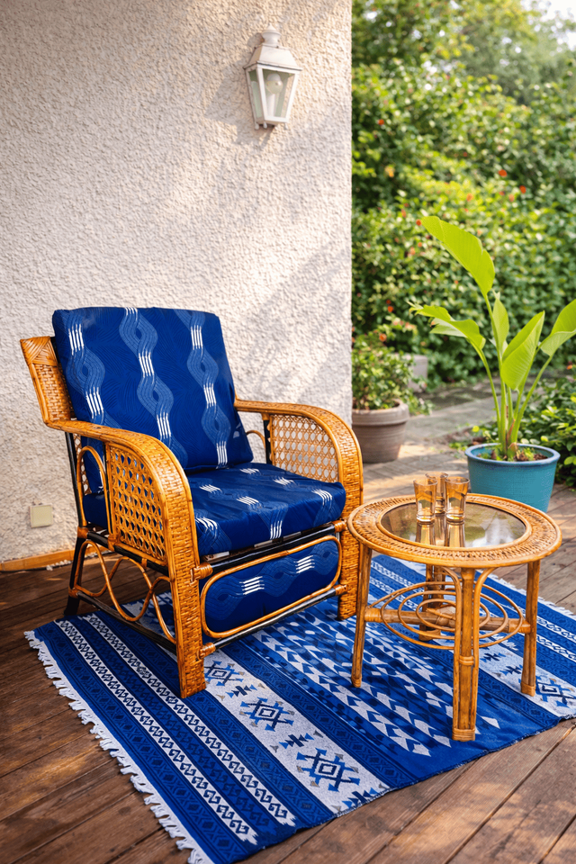 Fauteuil en rotin et wax « Neoki »