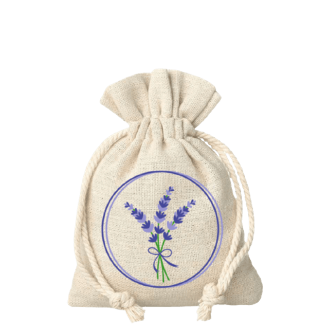 Pochon de Lavande Motif Brin de Lavande