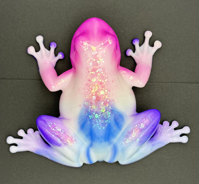 Grenouille Porcelaine Pailletée