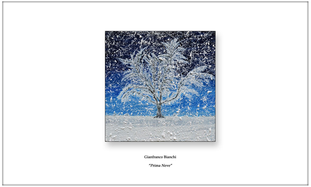 Litografia "Prima Neve"