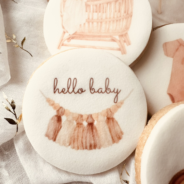 Tendre message - Hello Baby - 6 biscuits - 180 grammes