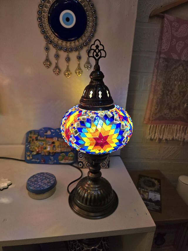 Large Mosaic Table Lamp