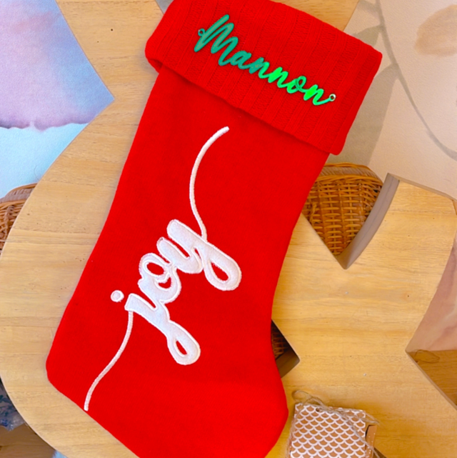 Chaussette de Noël personnalisée 