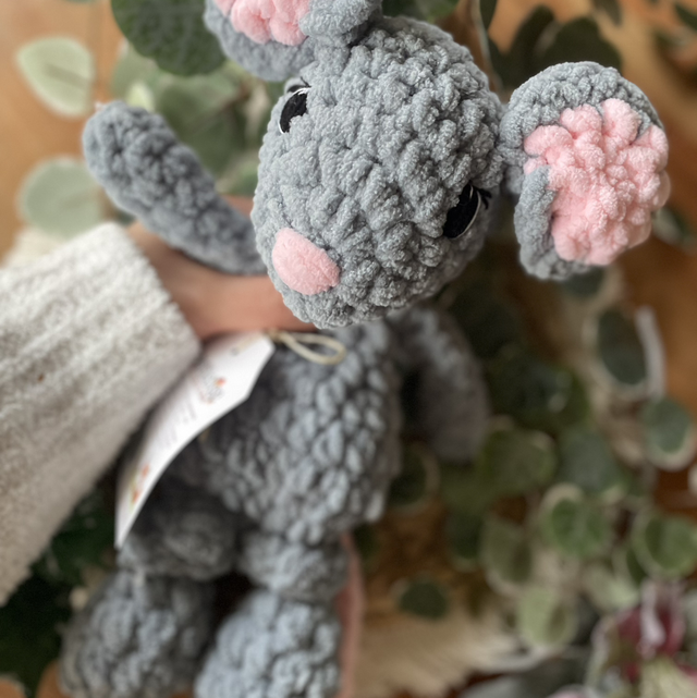 Maus gehäkeltes Schnuffeltier🐭 