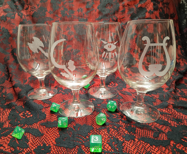 DnD class glass
