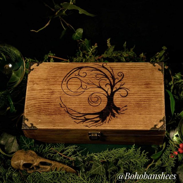 Hand Burned Apothecary Boxes