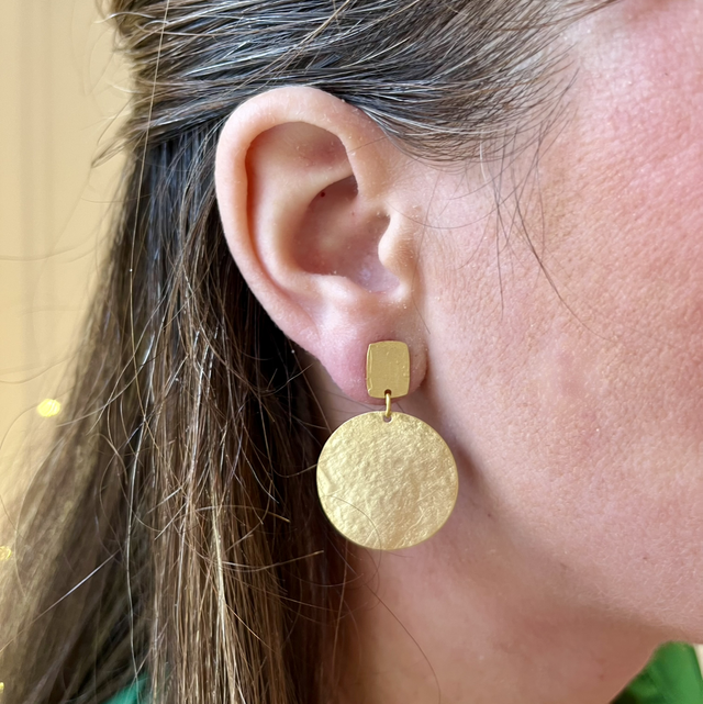 Boucles d&#039;oreilles dorées