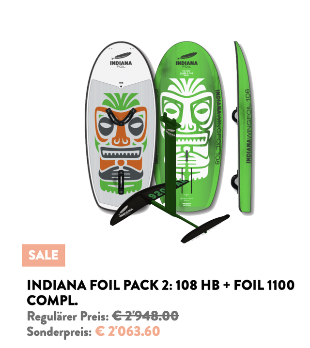 Indiana Combo, Carbon Board 108l and 1100P Foil