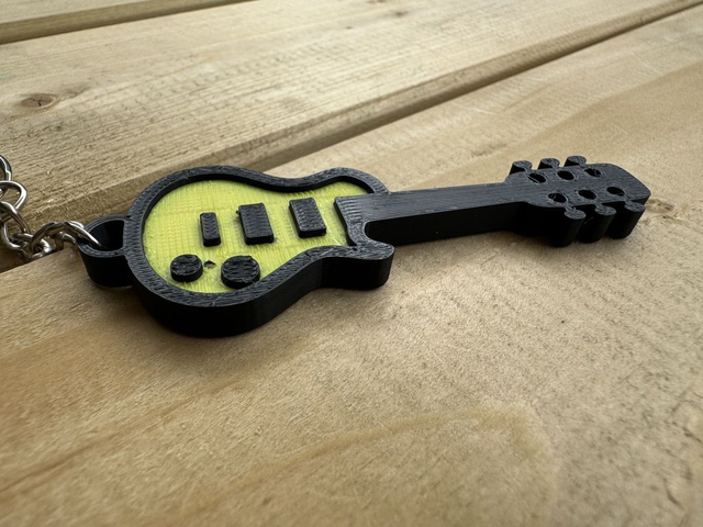Guitar Keychain