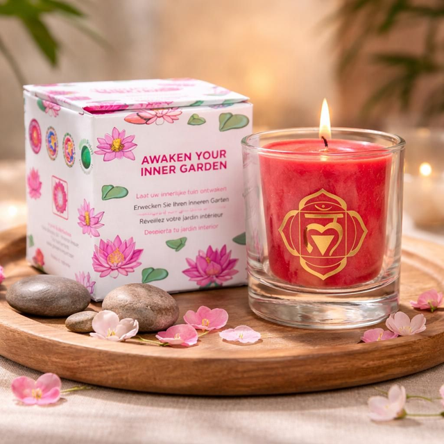 "Muladhara" - Bougie votive chakra racine